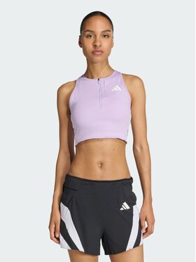 adidas adidas Top 151939 Fioletowy Fitted Fit