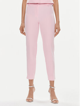 Maryley Maryley Hlače iz tkanine 24EB52Z/43OR Roza Regular Fit