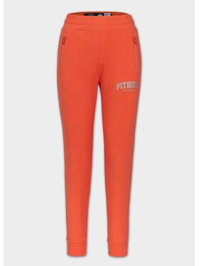 PITBULL PITBULL Spodnie dresowe Slim SELENA Pomarańczowy Slim Fit