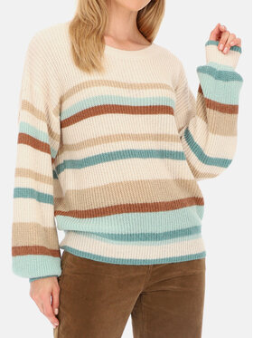 Red Button Red Button Sweter Sammy Beżowy Relaxed Fit