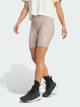 adidas adidas Szorty sportowe 163130 Beżowy Fitted Fit