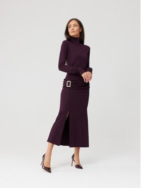 Roco Fashion Roco Fashion Každodenné šaty Leontine Fialová Slim Fit