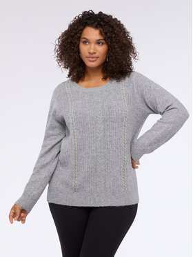 Fiorella Rubino Fiorella Rubino Maglione M871L008368N013 Grigio Regular Fit