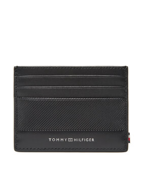 Tommy Hilfiger Tommy Hilfiger Etui na karty kredytowe Th Foundation Cc Holder AM0AM13506 Czarny