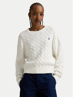 Polo Ralph Lauren Polo Ralph Lauren Svetr 211A96245003 Bílá Relaxed Fit