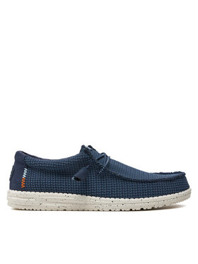 Hey Dude Hey Dude Mokasyny Wally Sport Mesh 40403-410 Granatowy