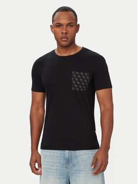 Guess Guess Tricou F6GI12 K6XN4 Negru Regular Fit