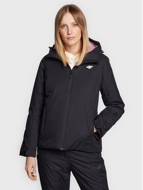 4F 4F Slidinėjimo striukė H4Z22-KUDN001 Juoda Regular Fit