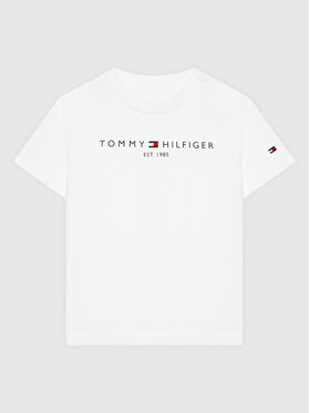 Tommy Hilfiger Tommy Hilfiger Тишърт Baby Essential KN0KN01487 Бял Regular Fit