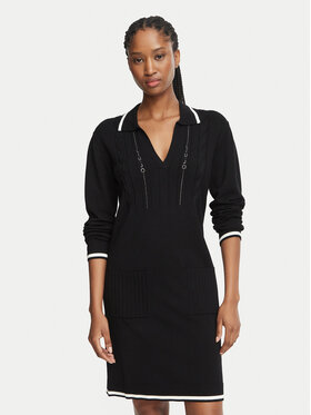 Liu Jo Liu Jo Плетена рокля TF6271 MS63L Черен Regular Fit