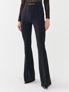 Elisabetta Franchi Elisabetta Franchi Pantaloni di tessuto PA-009-36E2-4421 Nero Regular Fit