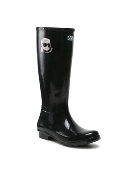 KARL LAGERFELD KARL LAGERFELD Gumene čizme KL47090N Crna