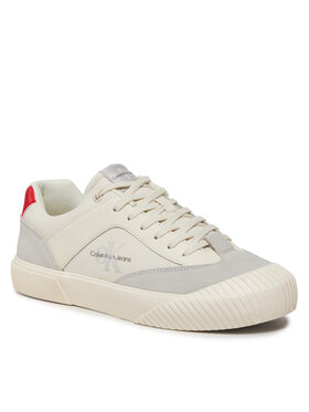 Calvin Klein Jeans Calvin Klein Jeans Sneakersy Skater Vulc Low Mix Mg Btw YM0YM00916 Beżowy