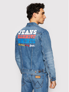 Wrangler Wrangler Giacca di jeans Icons W4MJUG12K 112129139 Blu scuro Regular Fit