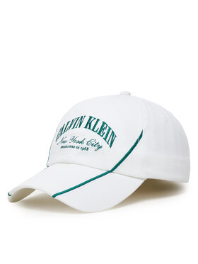 Calvin Klein Calvin Klein Kepurė su snapeliu LV04F5063G Balta