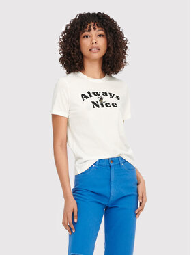 ONLY ONLY Tričko Kita 15264049 Biela Regular Fit