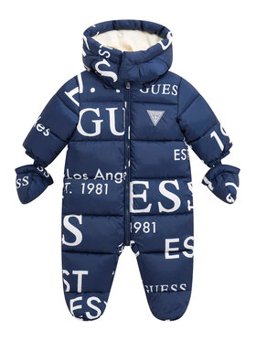 Guess Guess Βρεφικό φορμάκι εξόδου H5BW00 WCFM0 Σκούρο μπλε Regular Fit