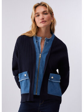Liu Jo Liu Jo Cardigan WA6335MS99EL9049 Blu Regular Fit