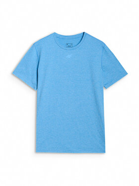 4F 4F Koszulka techniczna BASIC+ Niebieski Regular Fit