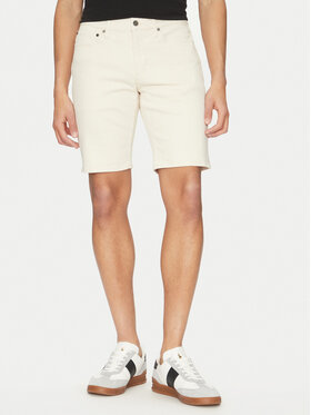 Calvin Klein Calvin Klein Džínové šortky K10K114078 Écru Slim Fit