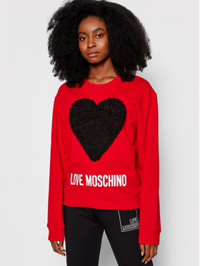 LOVE MOSCHINO LOVE MOSCHINO Bluza W630645M 4055 Czerwony Regular Fit