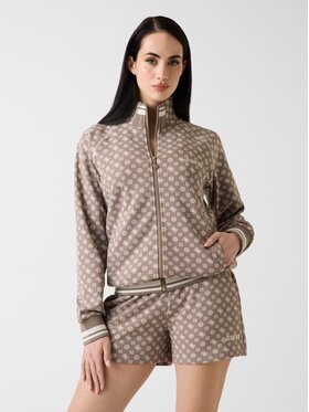 Guess Guess Pletena jopica 176207 Rjava Classic Fit