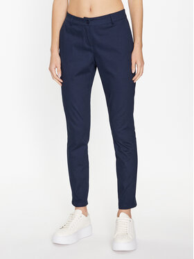 Tatuum Tatuum Hlače iz tkanine Misati T2315.139 Mornarsko modra Slim Fit