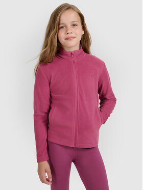 4F 4F Bluza BASIC+ Fioletowy Slim Fit