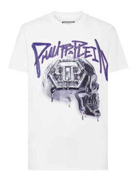 PHILIPP PLEIN PHILIPP PLEIN Tričko 4693 Biela Regular Fit