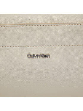 Calvin Klein Torbica Business Shoulder Bag_Saffiano K60K611680 Écru