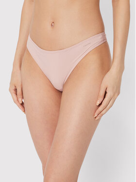Calvin Klein Underwear Calvin Klein Underwear Stringi 000QF6816E Różowy