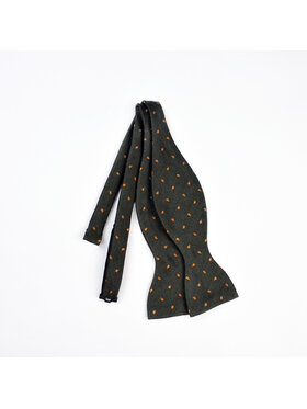 ELSNER ELSNER Παπιγιόν BUTTERFLY Z JEDWABNEGO ŻAKARDU A6045 Πράσινο