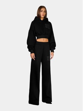 MADE BY SOCIETY MADE BY SOCIETY Spodnie materiałowe SAVAGE Pants - P27520 Czarny Basic Fit