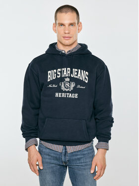 BIG STAR BIG STAR Bluza NOEL Granatowy Comfort Fit
