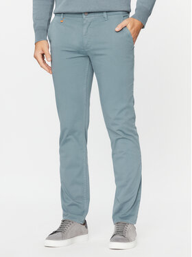 Boss Boss Čino bikses 50470813 Zils Slim Fit