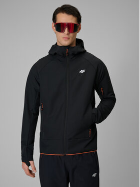 4F 4F Kurtka wielofunkcyjna TREKKING Czarny Regular Fit