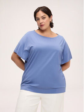 Fiorella Rubino Fiorella Rubino T-Shirt G019E000360N034 Niebieski Boxy Fit