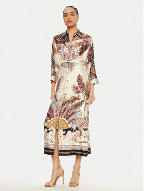 Luisa Spagnoli Luisa Spagnoli Rochie tip cămașă Pegno 541752 Colorat Regular Fit