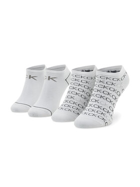 Calvin Klein Calvin Klein 2 sieviešu pēdiņu pāru komplekts 701218779 Balts