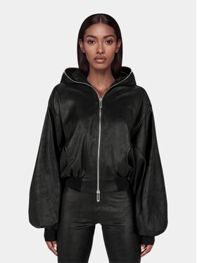 MADE BY SOCIETY MADE BY SOCIETY Kurtka anorak CANVAS Jacket - J27829 Czarny Basic Fit