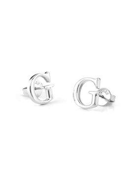 Guess Guess Naušnice JUBE02169JW Stříbrná