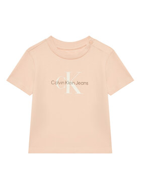 Calvin Klein Jeans Calvin Klein Jeans Marškinėliai Monogram IN0IN00001 Rožinė Regular Fit