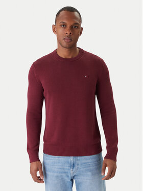 Tommy Jeans Tommy Jeans Džemper DM0DM21787 Tamnocrvena Regular Fit