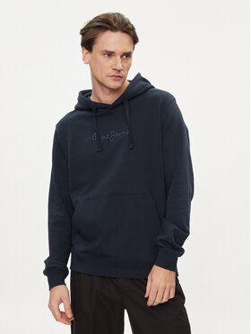 Pepe Jeans Pepe Jeans Sweatshirt Joe Hoodie PM582573 Dunkelblau Regular Fit