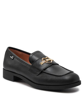 LOVE MOSCHINO Loaferke JA10162G1IIA0000 Črna