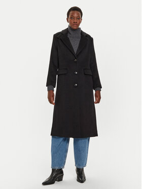 United Colors Of Benetton United Colors Of Benetton Wollmantel 28HFDN069 Schwarz Regular Fit