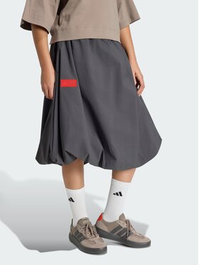 adidas adidas Spódnica midi AUDI REVOLUT F1 TEAM ELEVATED WOVEN Czarny Loose Fit