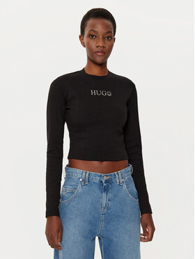 HUGO HUGO Särkpluus Della 50537288 Must Slim Fit