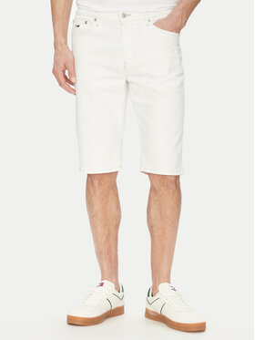 Tommy Jeans Tommy Jeans Pantaloni scurți de blugi Ryan DM0DM20956 Alb Regular Fit
