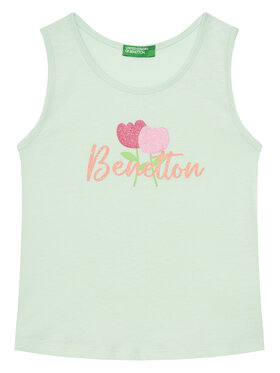 United Colors Of Benetton United Colors Of Benetton Top 3I1XGH012 Grün Regular Fit